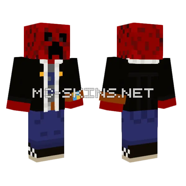 Red Creeper Suit, front and back