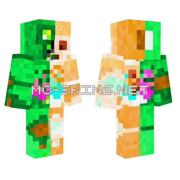 Crep2 A V1 Minecraft skin, front and back