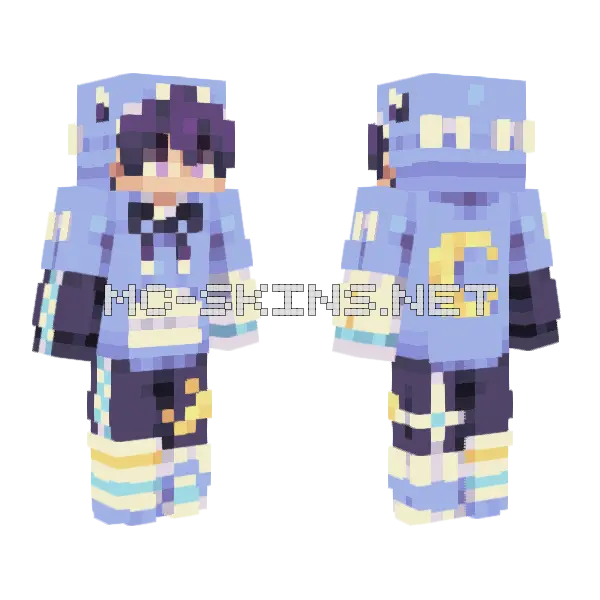 Crescents Rce Minecraft skin, front and back