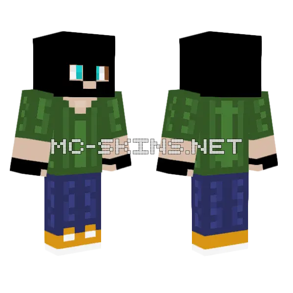 Criminal Judges Minecraft skin, front and back