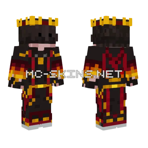Crimson Flame Knight, front and back