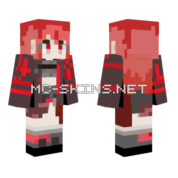 Crimson Guard Uniform, front and back