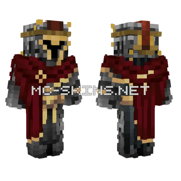 Crimson Knight Armor, front and back