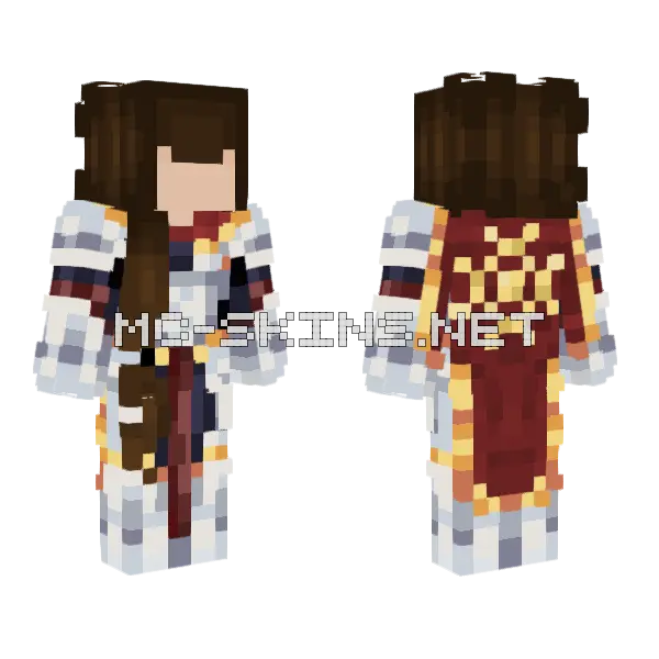 Crimson Mage Robes, front and back