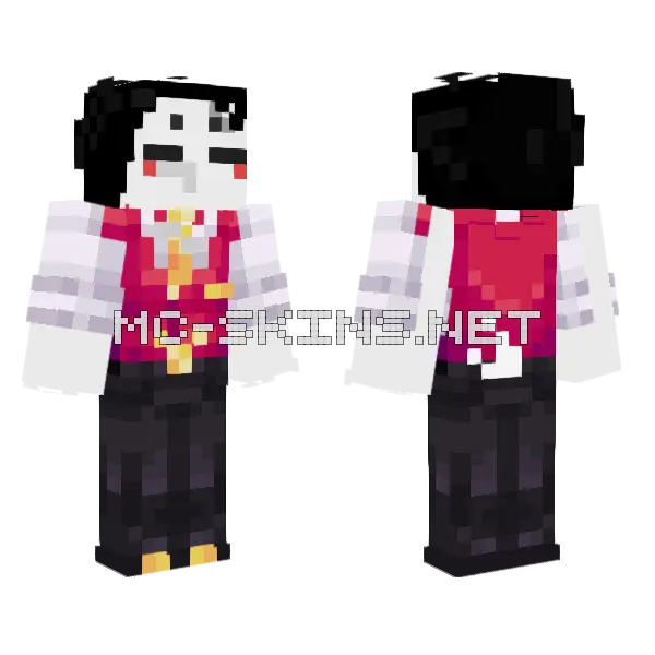 Crimson Robed Figure, front and back