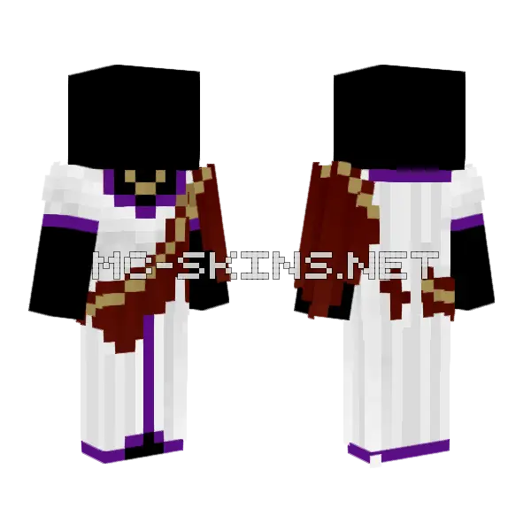 Crimson Robed Scholar, front and back