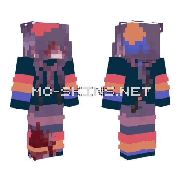 Crimson Tentacle Beast, front and back