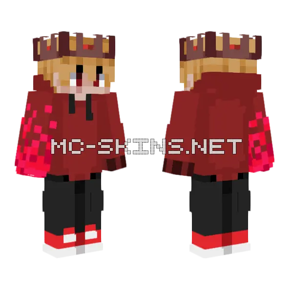 Crimsonm5 Minecraft skin, front and back