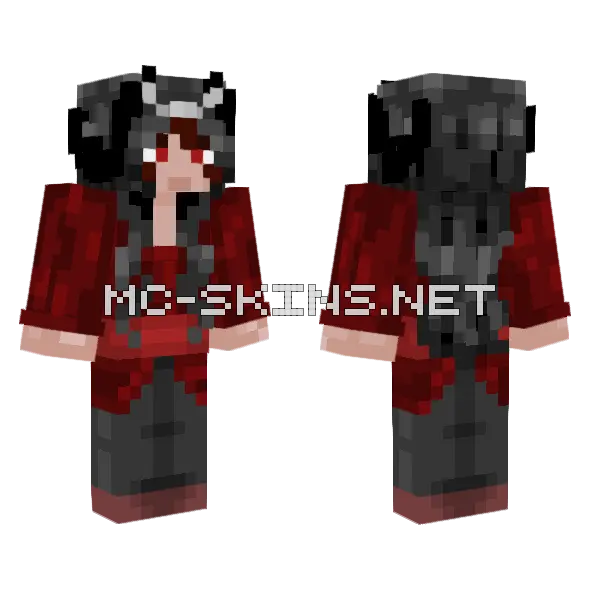 Crismoon Minecraft skin, front and back