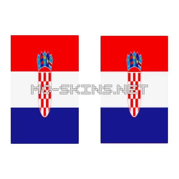 Croatia Flag cape, outside and lining