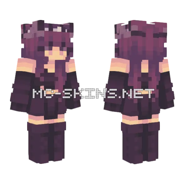 Crown Of Bone OC Minecraft skin, front and back