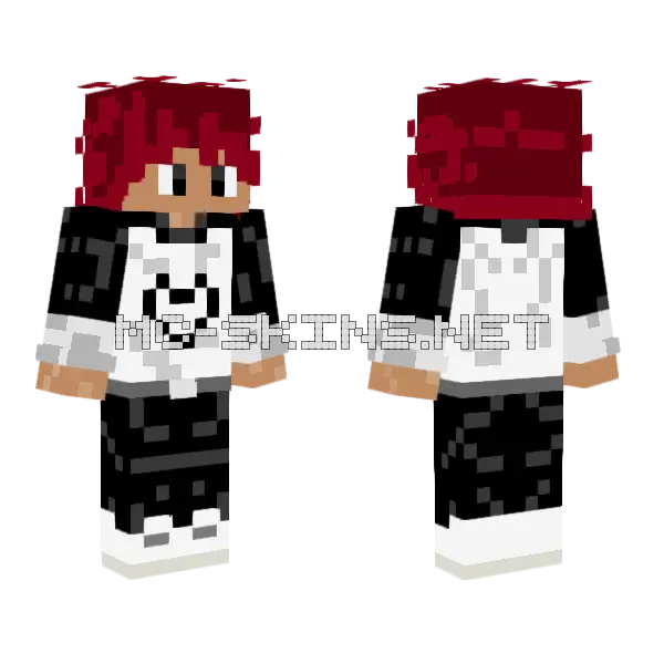 Crtax Boy Minecraft skin, front and back