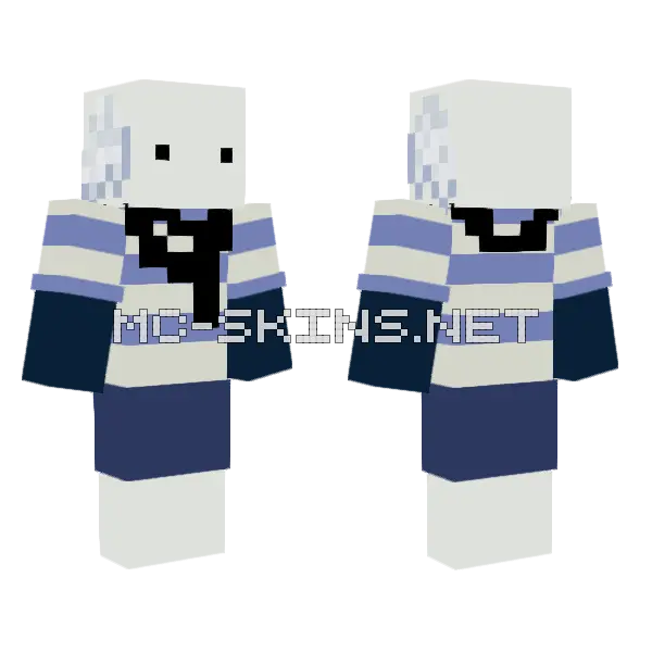 Crumb Minecraft skin, front and back