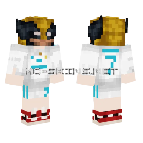 Crwr Minecraft skin, front and back