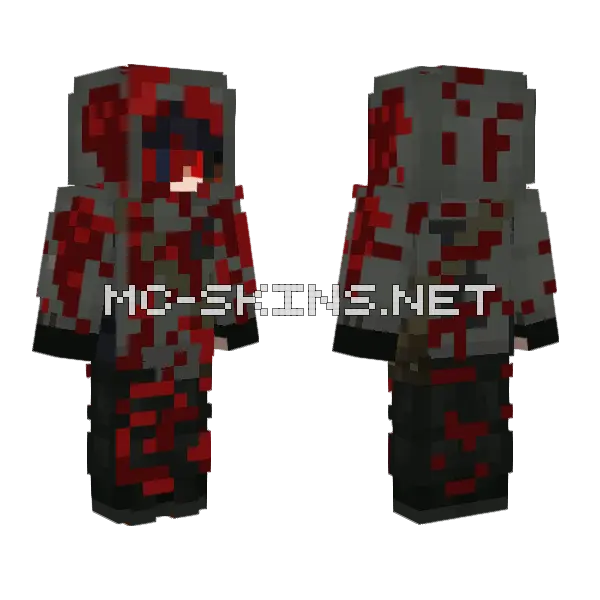 Cry Of Fear Ruined Book Minecraft skin, front and back