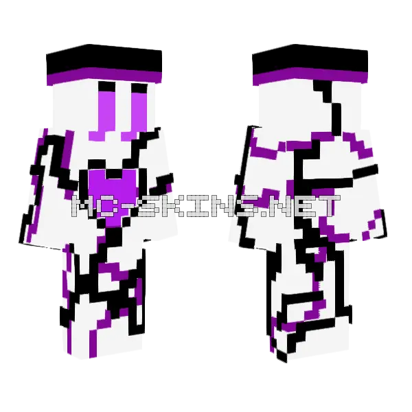 Crying Test Minecraft skin, front and back