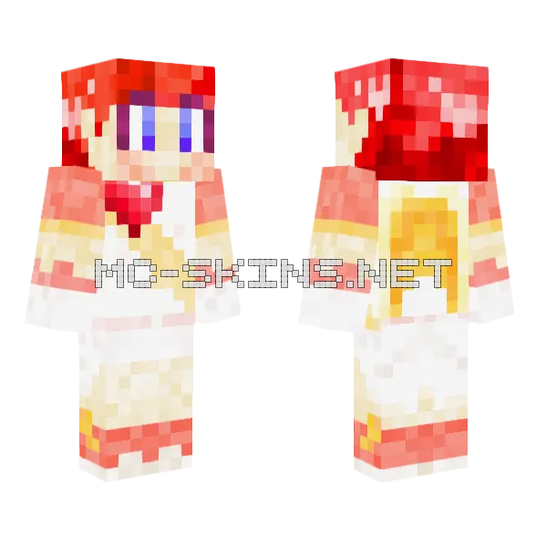 Cupid Kal Minecraft skin, front and back
