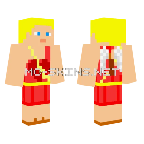 Cupid Skin Minecraft skin, front and back