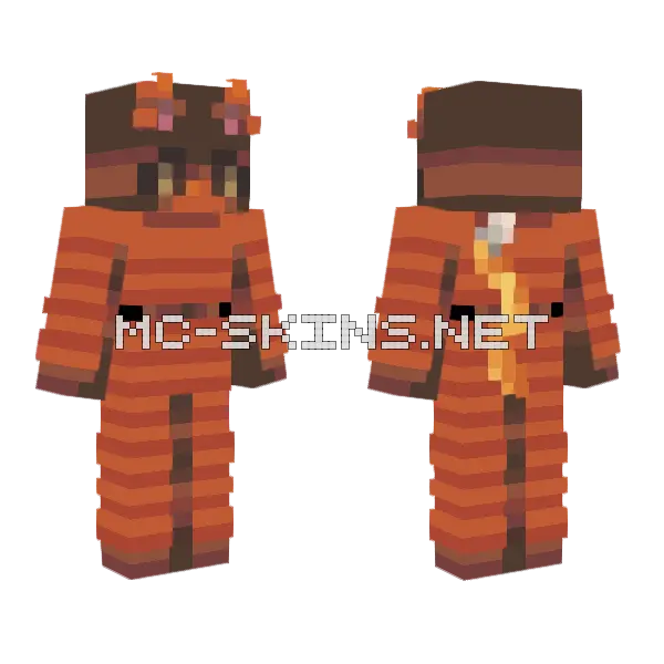 Curiosity Killed The Cat Minecraft skin, front and back