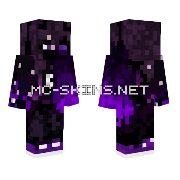 Curse Minecraft skin, front and back