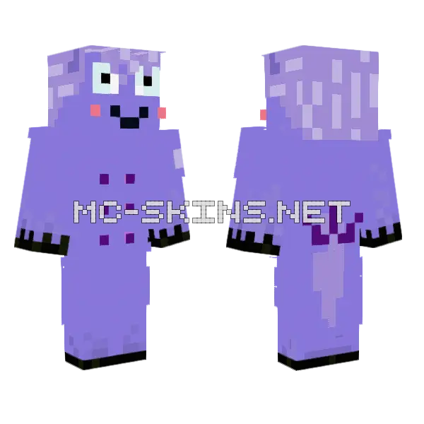 Cursed Pony Minecraft skin, front and back
