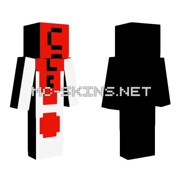 Custom Character Contest RPG Minecraft skin, front and back