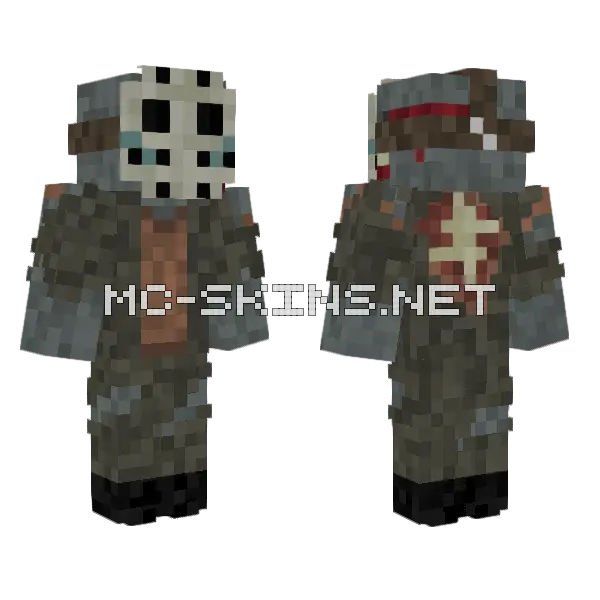 Custom Jason 2 0 Minecraft skin, front and back
