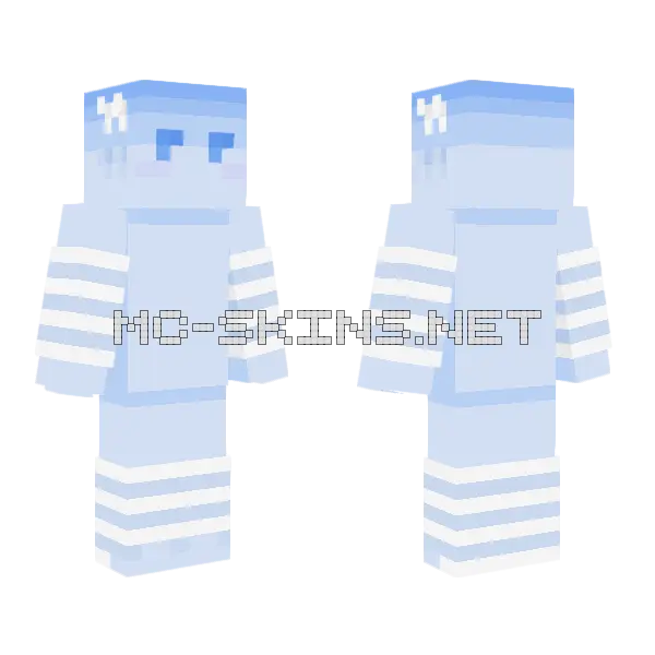 Cute Blue Thing, front and back