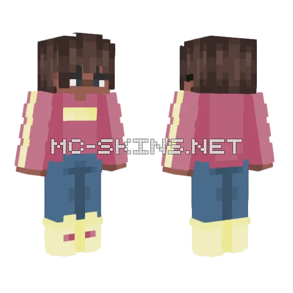 Cute Boy Minecraft skin, front and back
