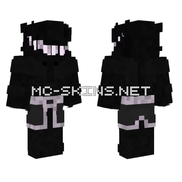 Cute Cat Boy Minecraft skin, front and back