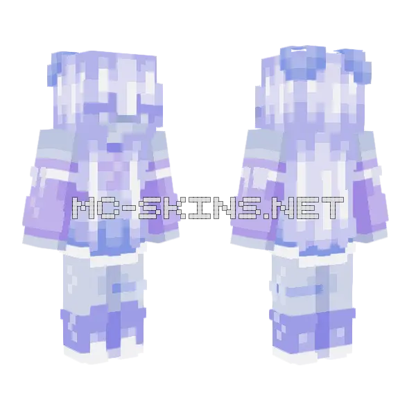 Cute Girl Minecraft skin, front and back