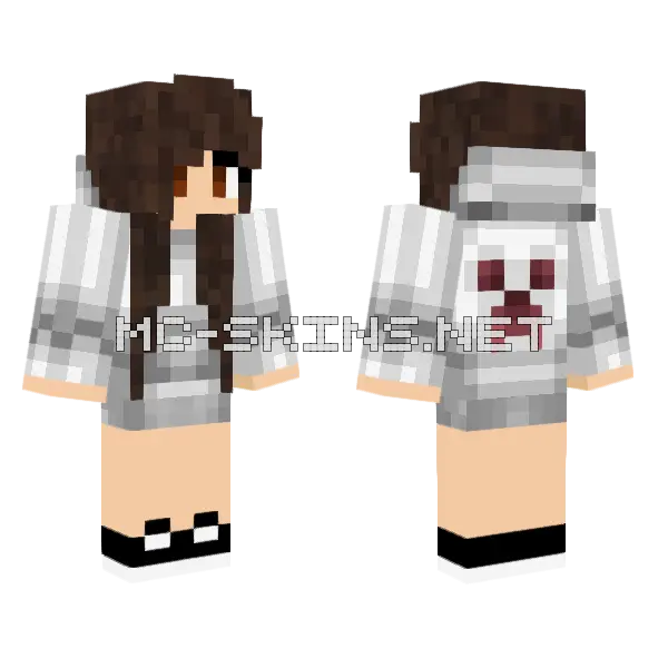 Cute Jenny Skin Minecraft skin, front and back