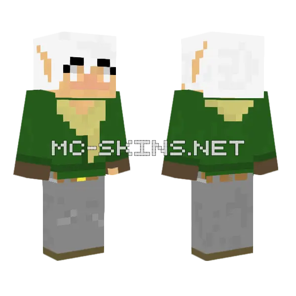 Cute Jenny Skin Minecraft skin, front and back