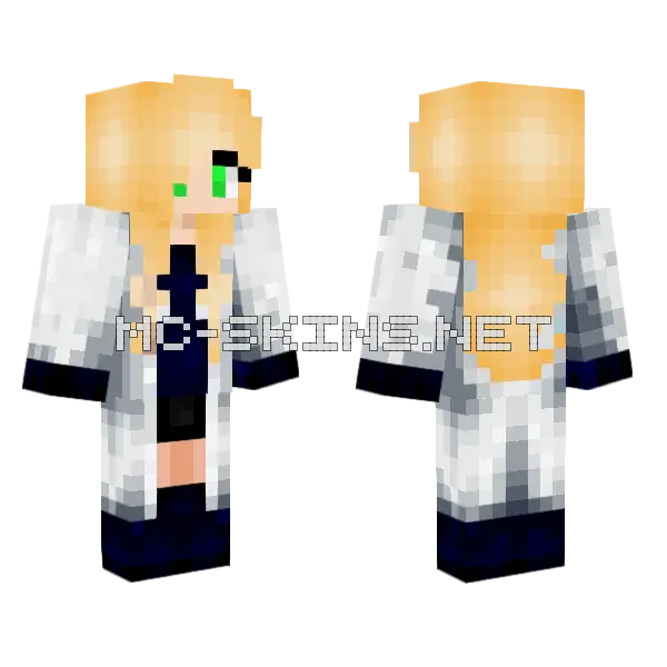 Cute Jenny Skin Minecraft skin, front and back