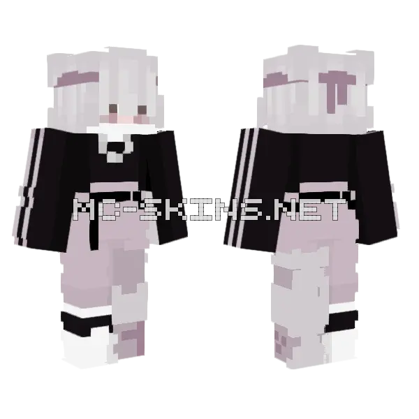 Cute Jenny Skin Minecraft skin, front and back