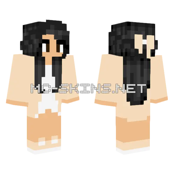 Cute Jenny Skin Minecraft skin, front and back