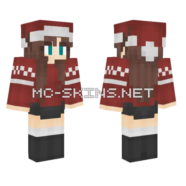 Cute Jenny Skin Minecraft skin, front and back