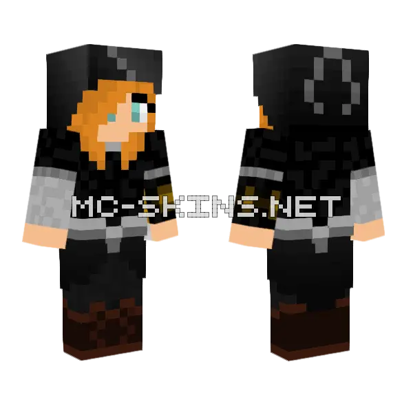 Cute Jenny Skin Minecraft skin, front and back