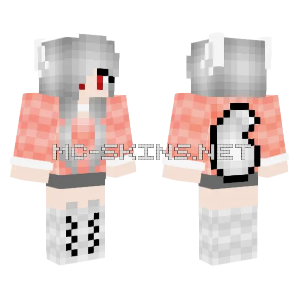 Cute Jenny Skin Minecraft skin, front and back
