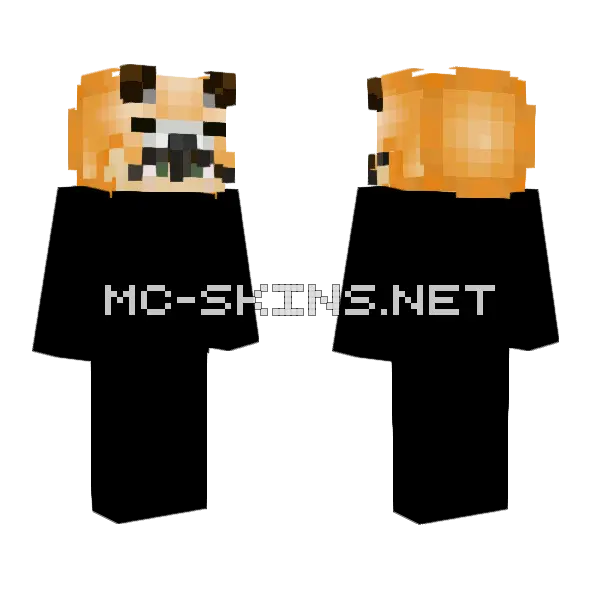 Cute Orange Dog, front and back