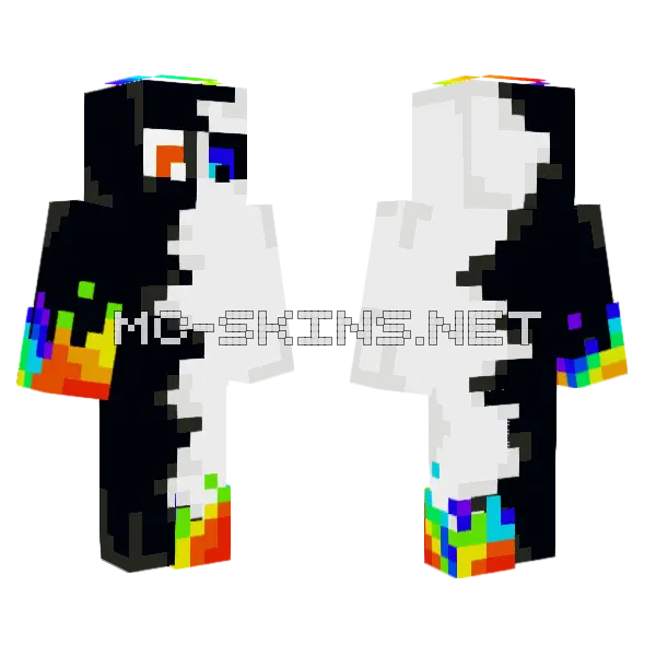 Cute Panda Boy, front and back