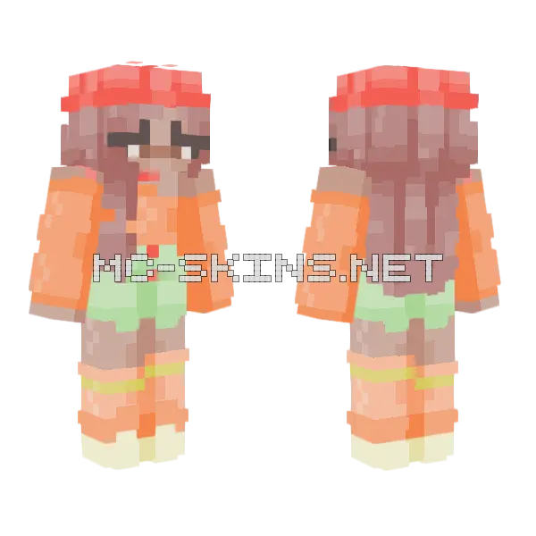 Cute Witch Skin Minecraft skin, front and back