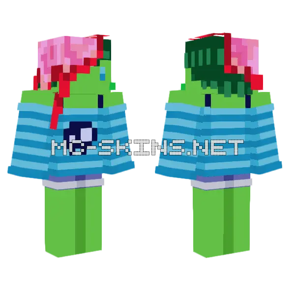 Cute Zombie, front and back