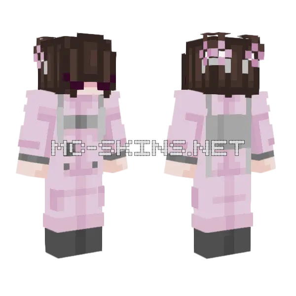 Cute Zreida Minecraft skin, front and back