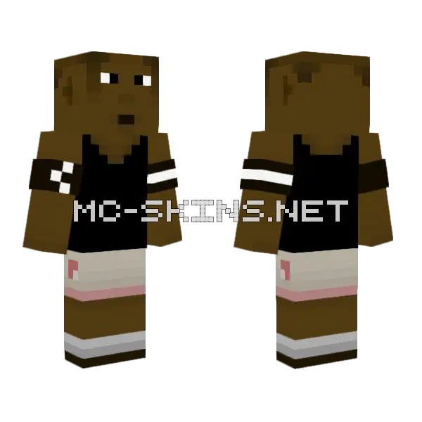 Cuto Guadalupe Minecraft skin, front and back