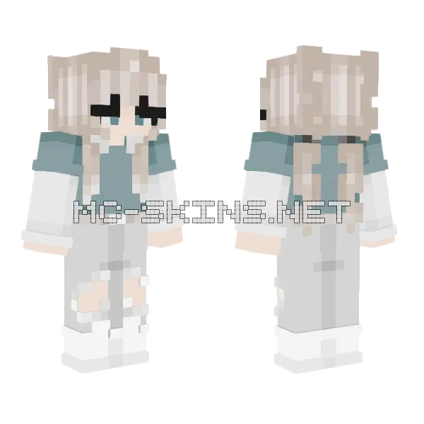 Cxmyriin 3 Girl Minecraft skin, front and back
