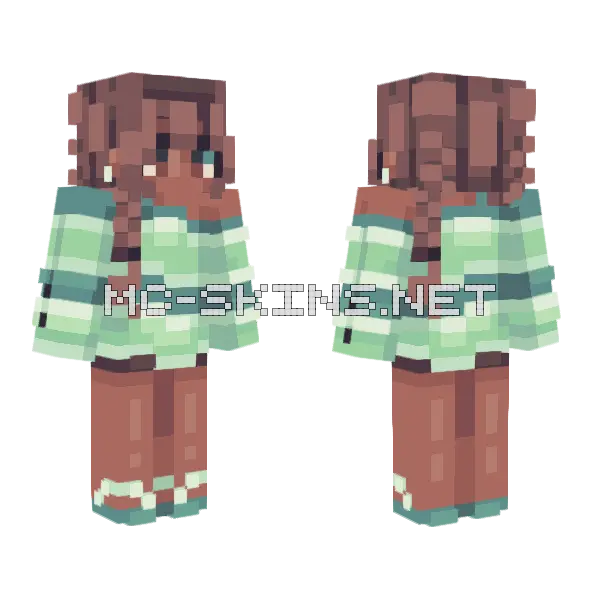 Cyam Minecraft skin, front and back