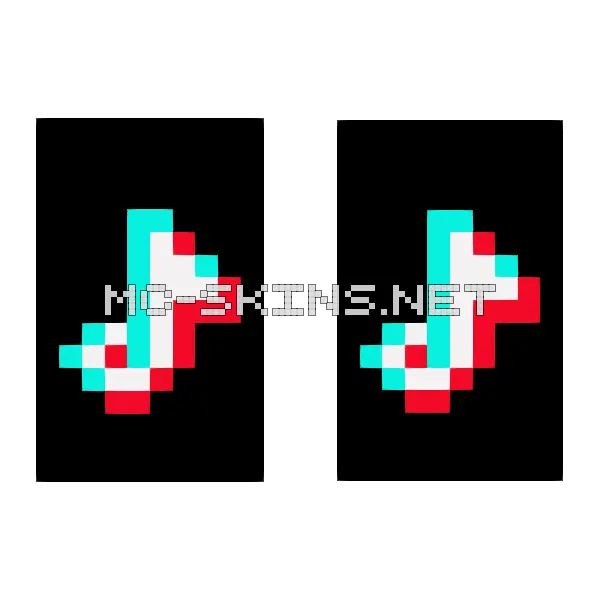 Cyan Red Music Note cape, outside and lining