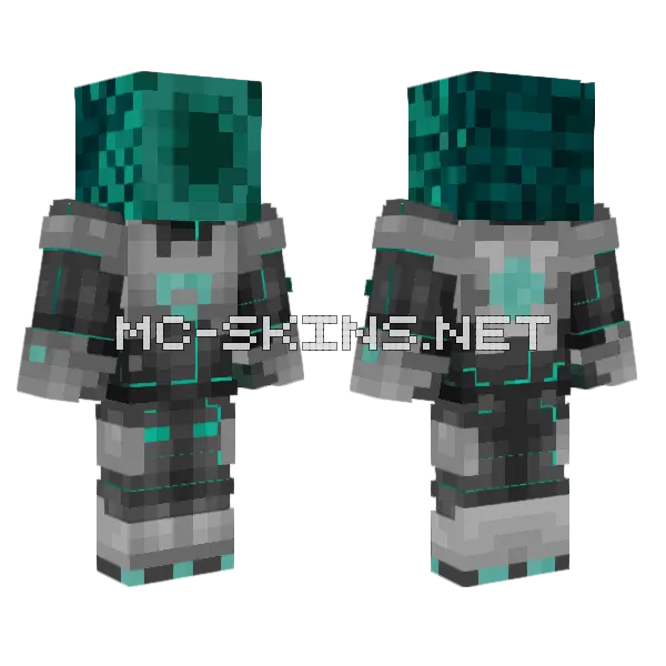 Cybernetic Warrior, front and back