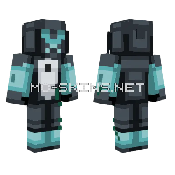 Cybernetic Warrior, front and back